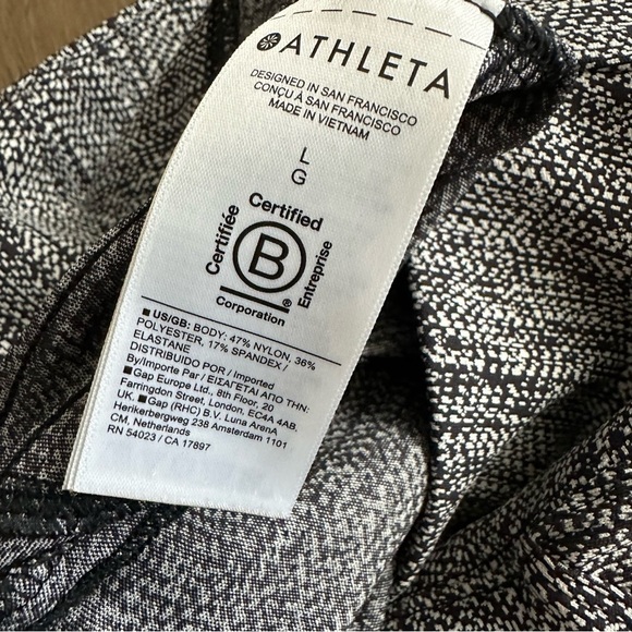 Athleta Delancey Textured Moto Tight Legging - Size Large - Picture 14 of 16